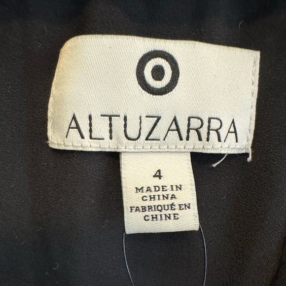 EUC Altuzarra x Target Swiss dot maxi in black with gold sequined accents - Picture 4 of 4